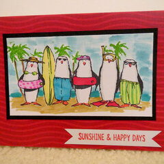 Sunshine & Happy Days Card 1