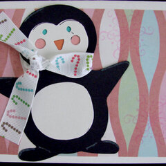Penguin with Scarf Card 1