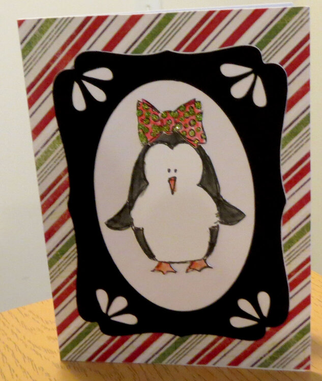 Penguin Christmas Card 2012 - 1
