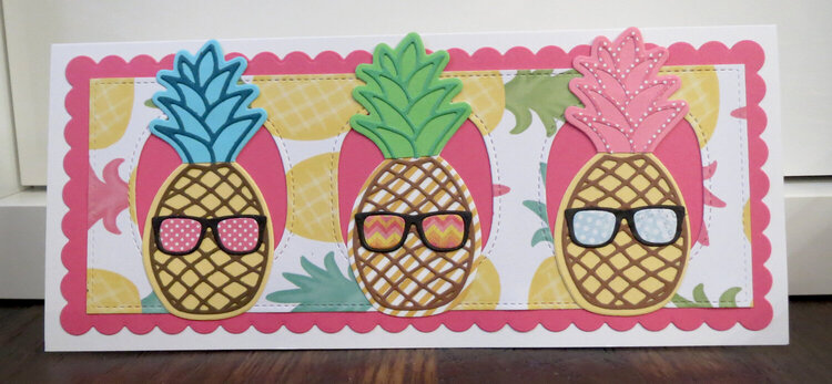 Slimline Pineapple Card 5