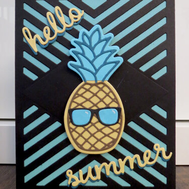Blue Pineapple card