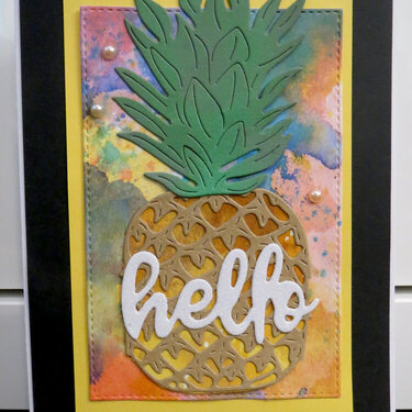 Hello Pineapple Card