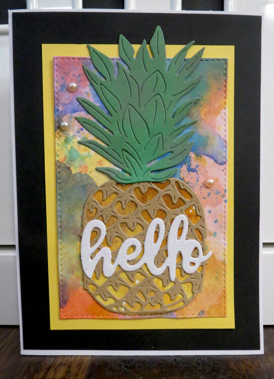 Hello Pineapple Card
