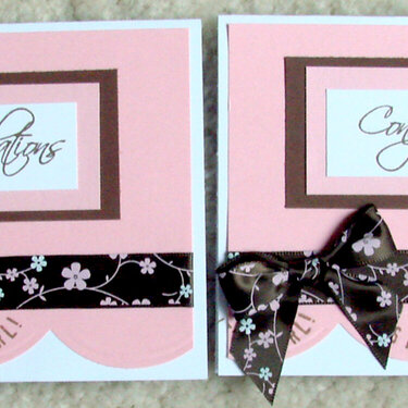 Congratulations, It&#039;s a girl cards