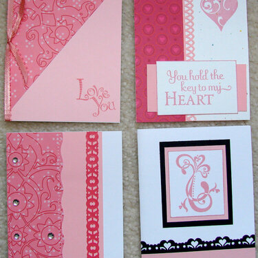 Pink Love Cards