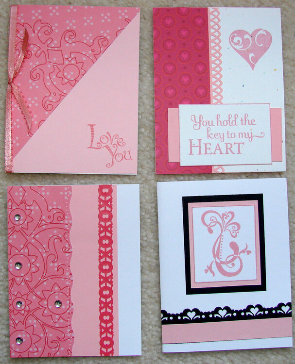 Pink Love Cards