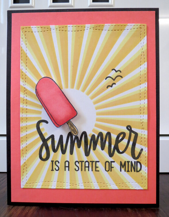 Popsicle Summer Card