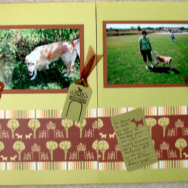 Princess and me at the dog park