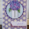 Purple Flower Friend Card