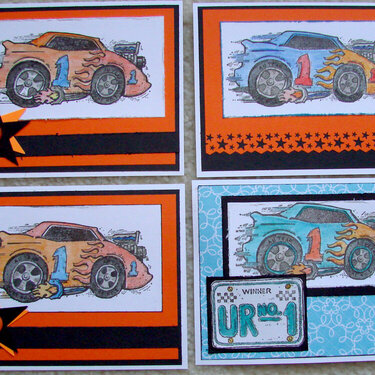 Race Car Cards