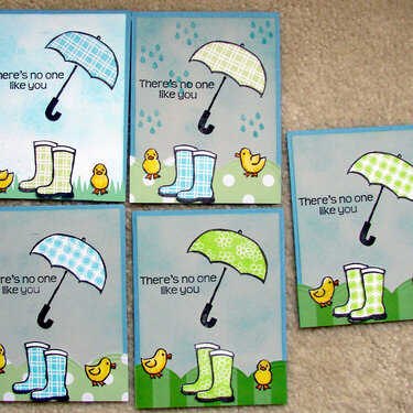 Rainy Day cards for Operation Write Home