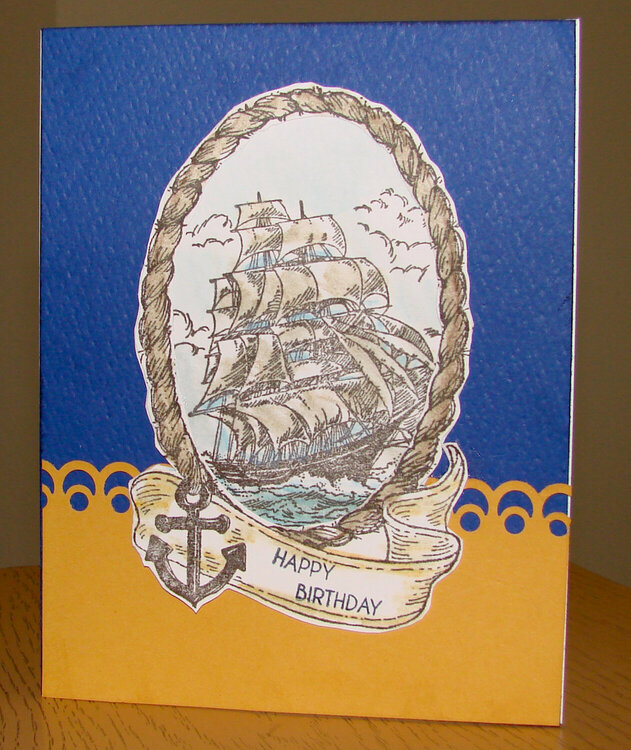 Ship Birthday Card 2