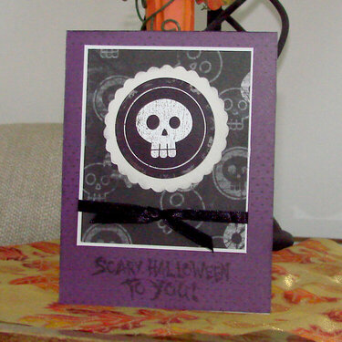 Skull Halloween Card