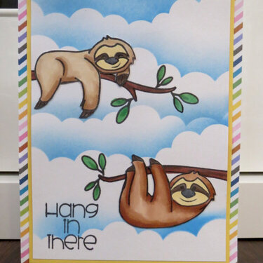 Hang In There card 1