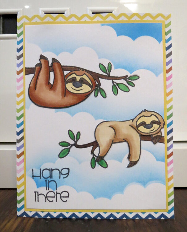 Hang In There card 2