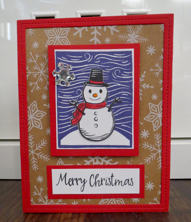 Snowman Card 1