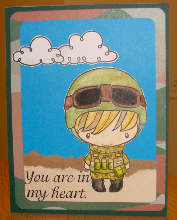 Soldier card 2 for Operation Write Home