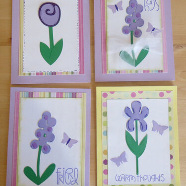 Flower Cards for Operation Write Home