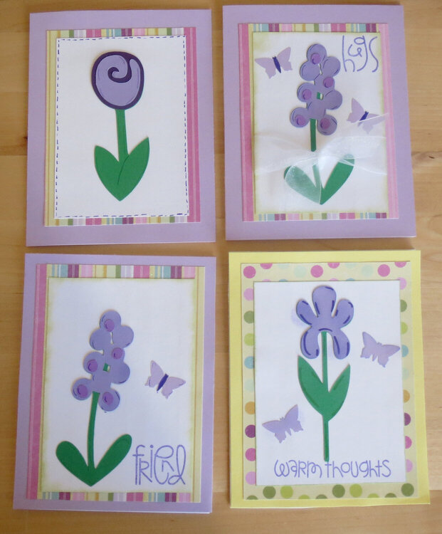 Flower Cards for Operation Write Home