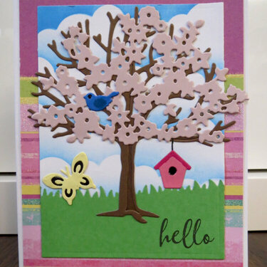 Spring tree card 1