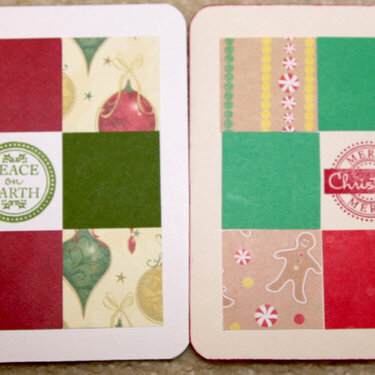 Square Christmas cards 2009