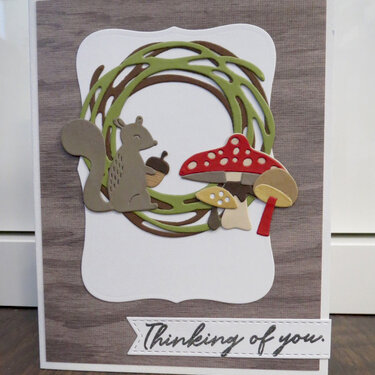 Thinking of You squirrel card