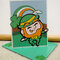 St. Patrick's Day card and envelope