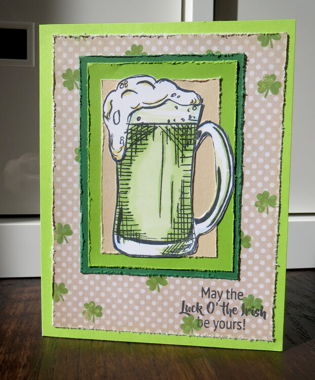 Green Beer card