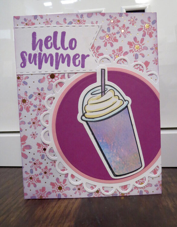 Hello summer drink 1 (purple)