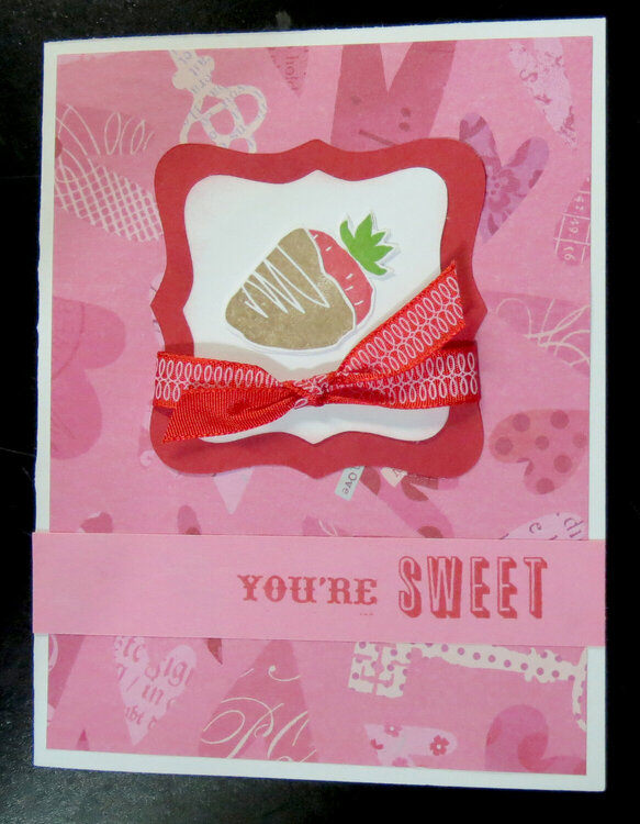 Sweetest Day card to my Hubby 2013