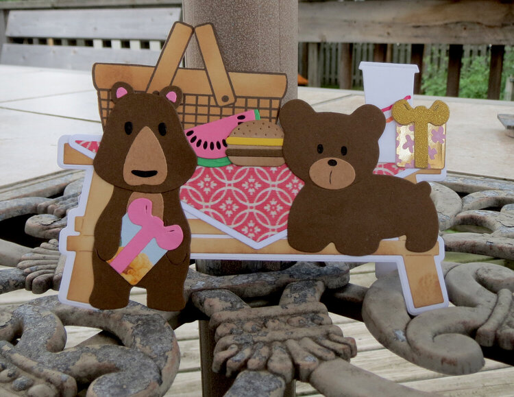 Teddy Bear Picnic Birthday Card