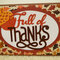 Full of Thanks Thanksgiving card 2