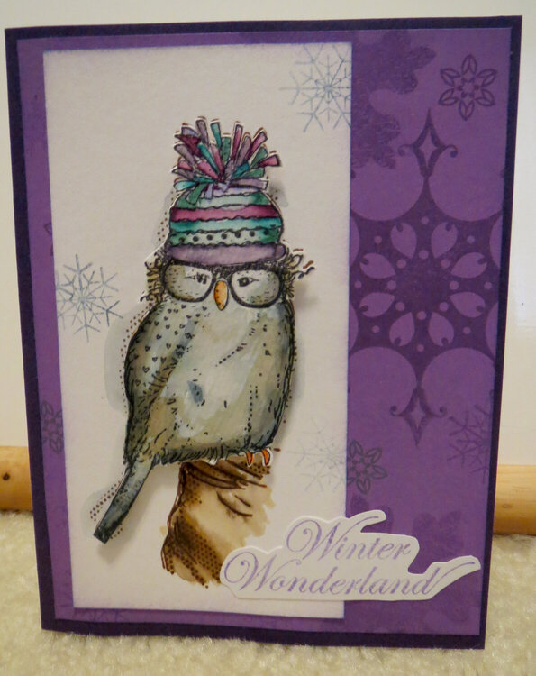 Owl (Winter Wonderland) Thank You 2