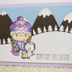 Thank You Card - Winter
