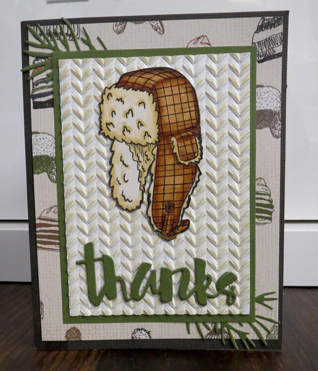 Winter Hat Thank You cards