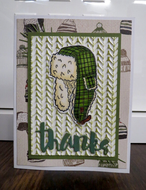 Winter Hat Thank You cards