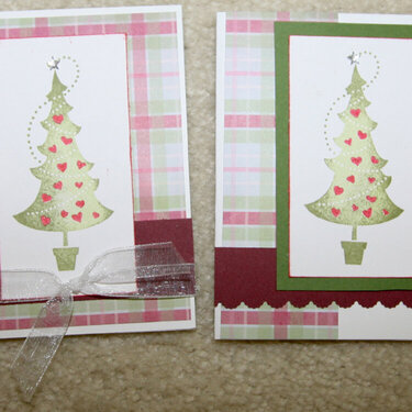 Christmas Tree Cards 2