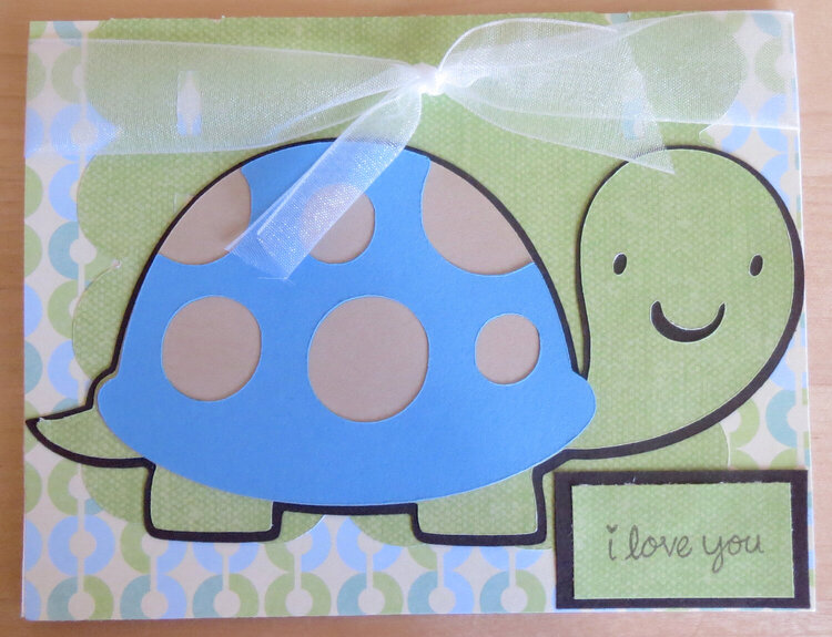 Turtle Love card for Operation Write Home