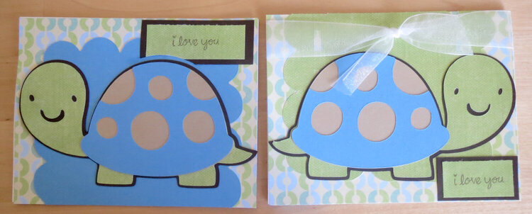 Turtle Love cards for Operation Write Home