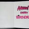 Inside of the Twins 3rd birthday Card