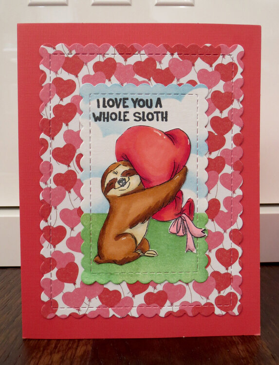 Sloth Valentine