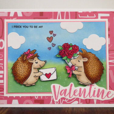 Hedgehog Valentine - to Husband