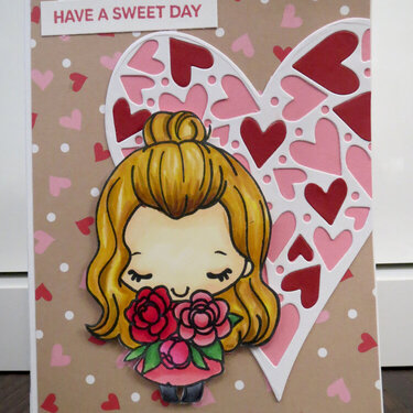 Valentine card - Blonde Anya