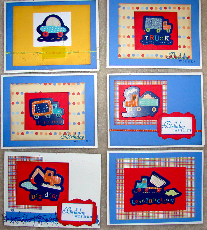 Boy cards for Operation Write Home