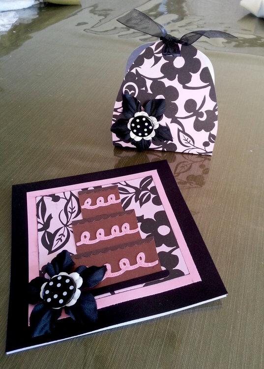Card and gift box for my sister