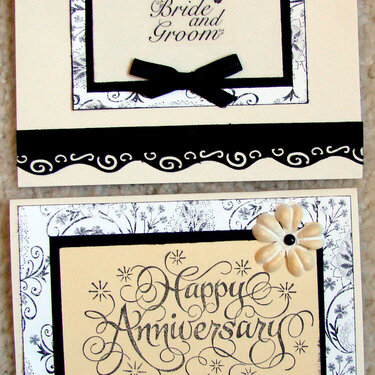 Bride and Groom and Anniversary card for Operation Write Home