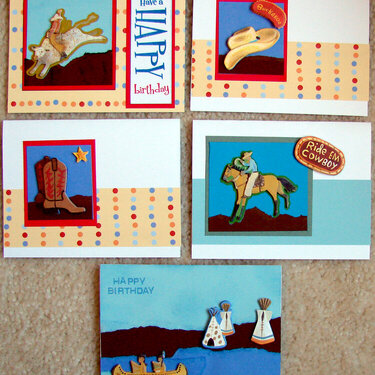Western Boy cards for Operation Write Home