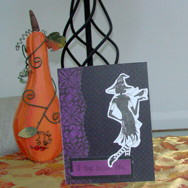 Witch Halloween Card 1