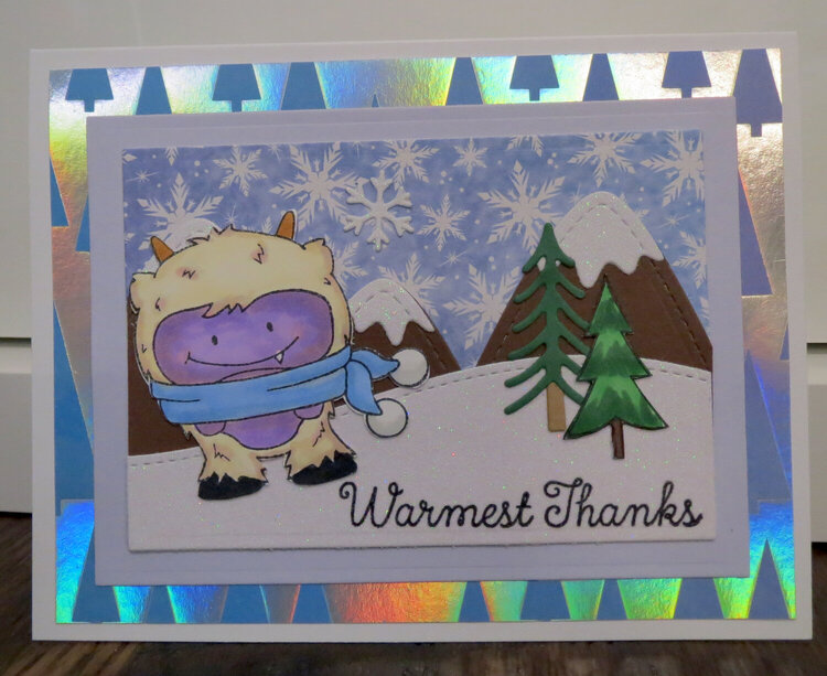 Warmest Thanks Yeti Card
