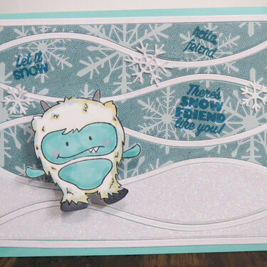 Yeti Winter Card